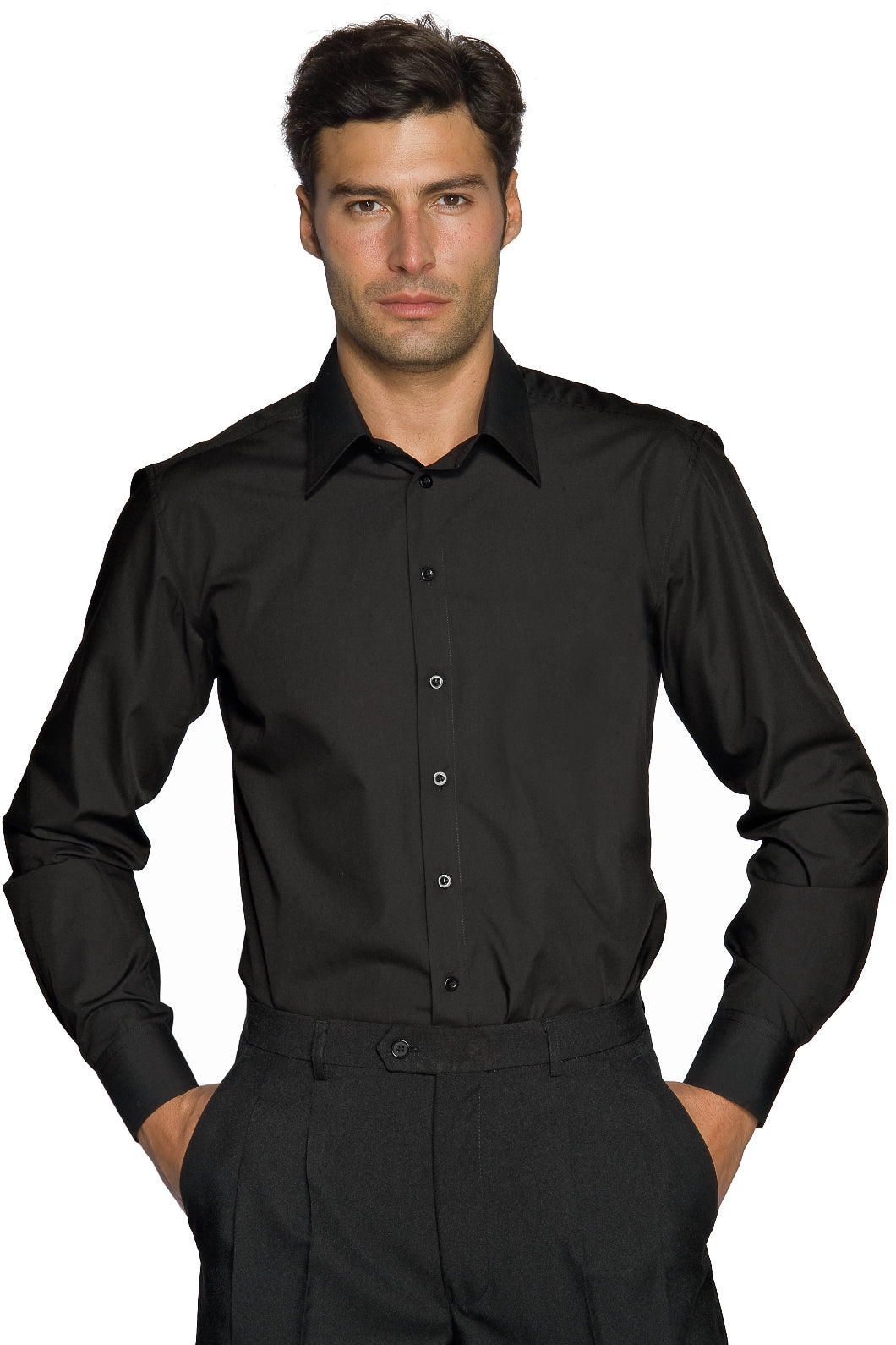 Camicia Uomo Cartagena Nero - Isacco