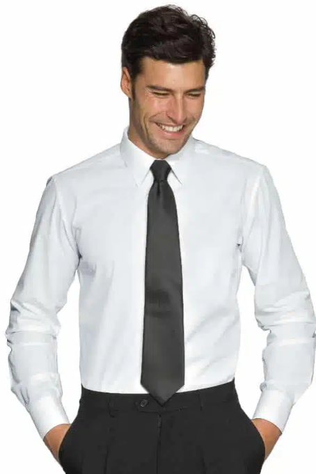 Camicia bianca professionale per cameriere sala hotel catering - AttimoDivise